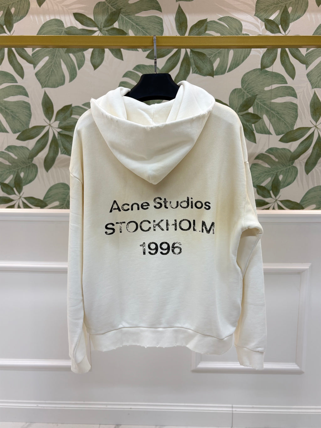 Felpa con cappuccio acne studios