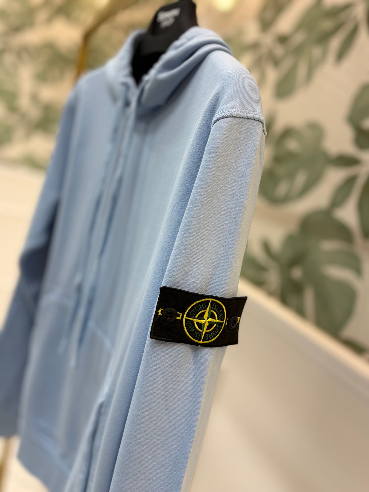 Felpa con cappuccio stone island