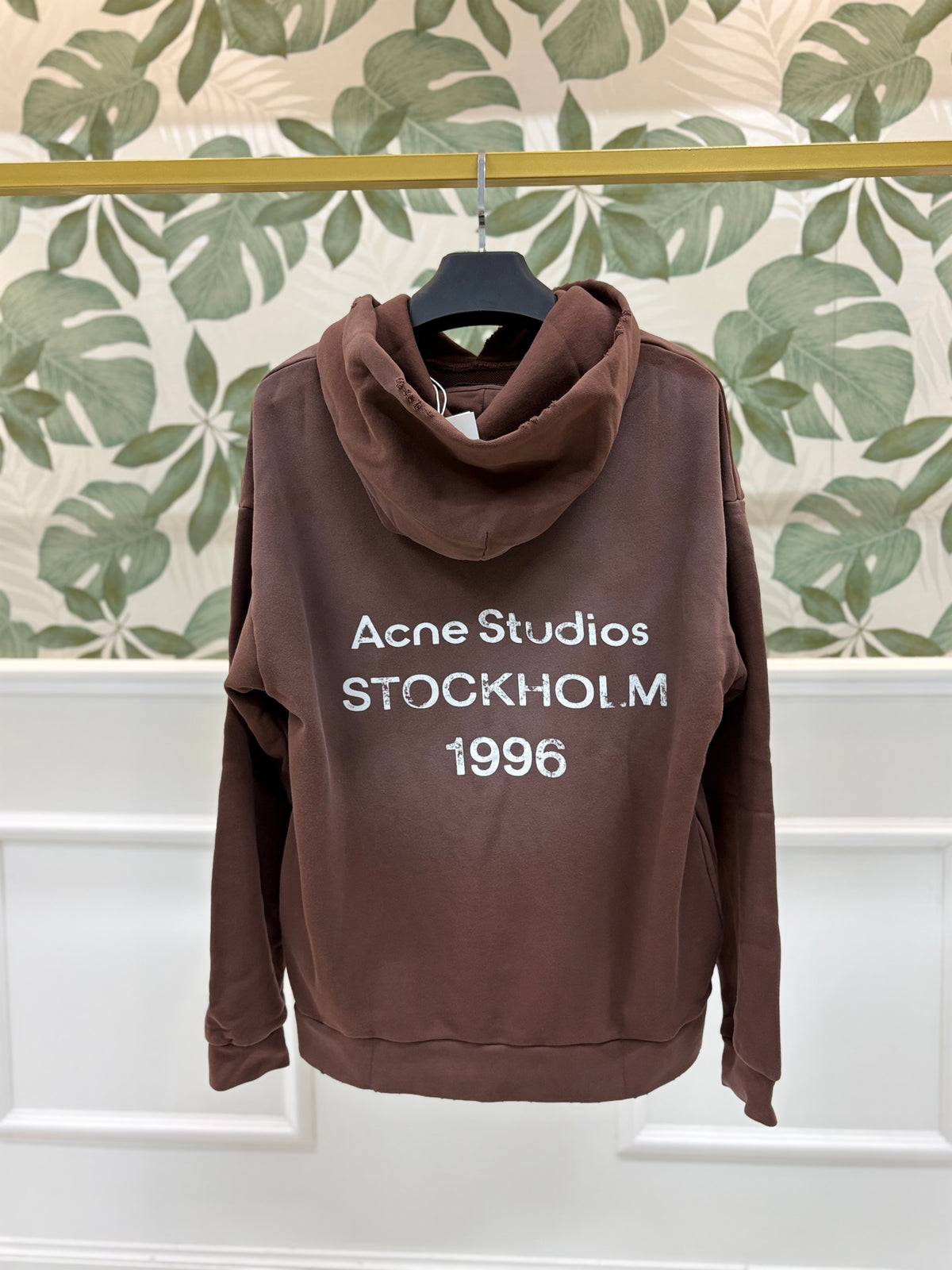 Felpa con cappuccio acne studios