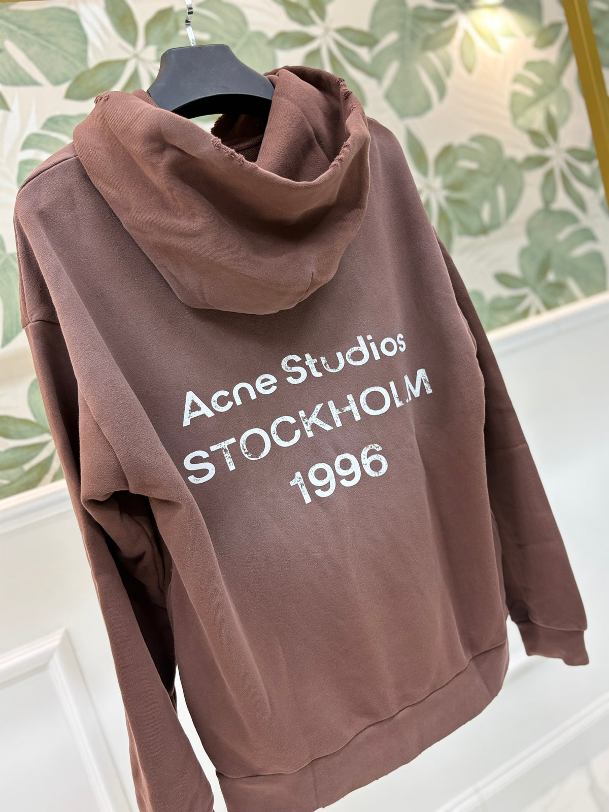 Felpa con cappuccio acne studios