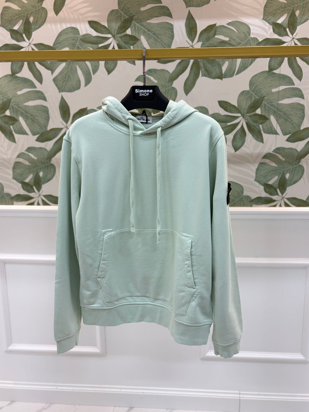 Felpa con cappuccio stone island