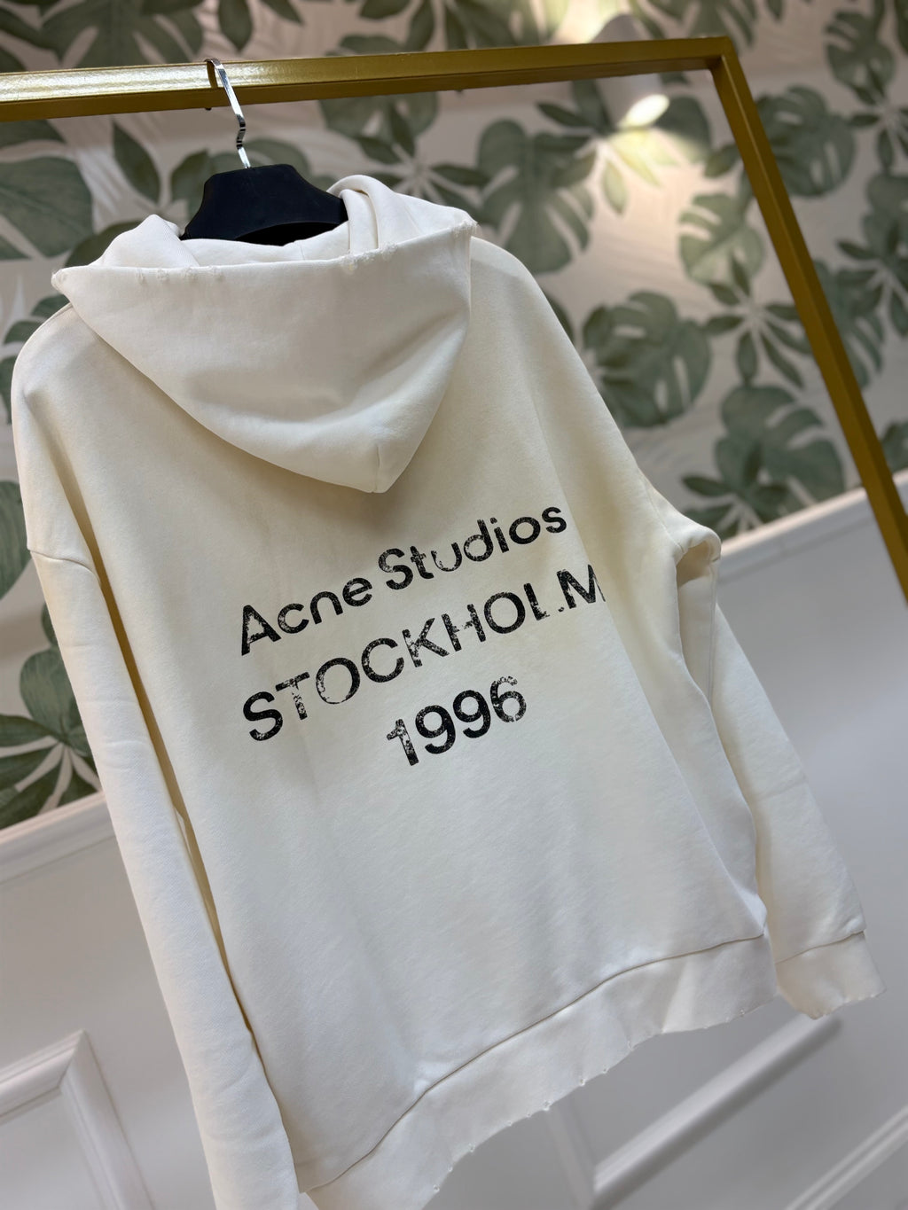 Felpa con cappuccio acne studios