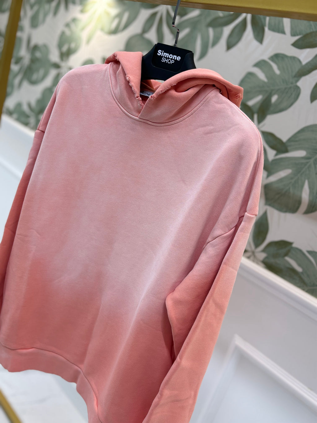 Felpa con cappuccio acne studios